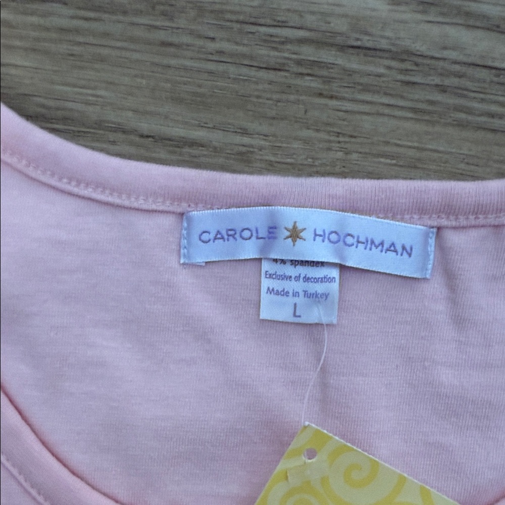 Carole Hochman Pink and Green Floral pajama set - Picture 2 of 4